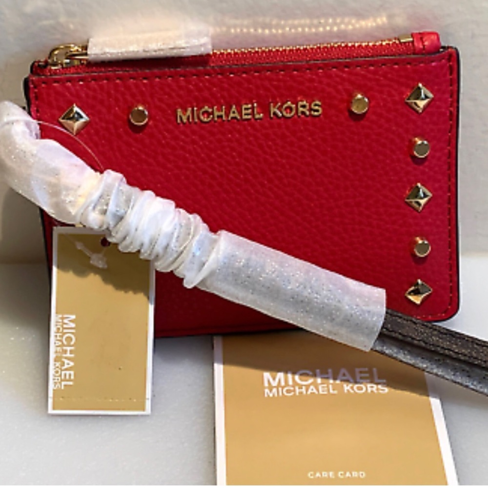 MICHAEL KORS Crimson Coin Purse